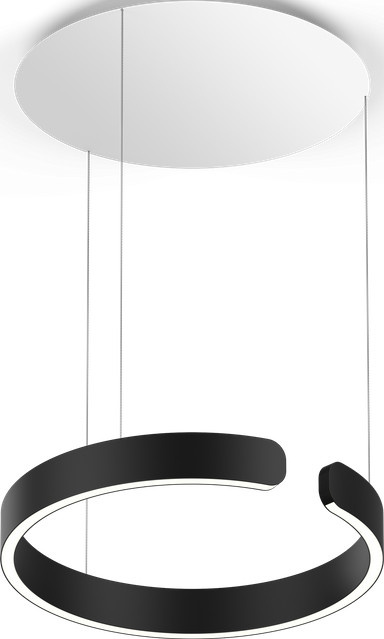 Occhio Mito Sospeso 40 Up Pendelleuchte LED Schwarz dimmbar höhenverstellbar - Bild 1