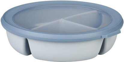 Mepal Bento Bowl Cirqula in Nordic Blue mit 1000 ml Gesamtvolumen (250 ml + 250 ml + 500 ml) - Bild 1