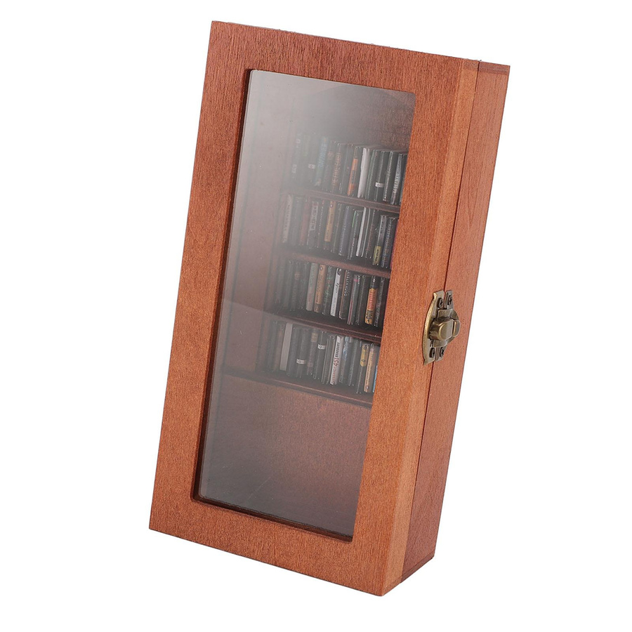 CosyHome Holz Bücherregal in Braun mit Buch-Figur als Deko-Ornament für dein Arbeitszimmer - Bild 2