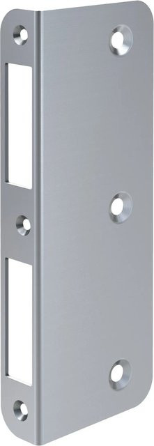Basi Reparaturwinkelschließblech RWS 160 aus verzinktem Stahl in Silber, rechts/links verwendbar - Bild 1