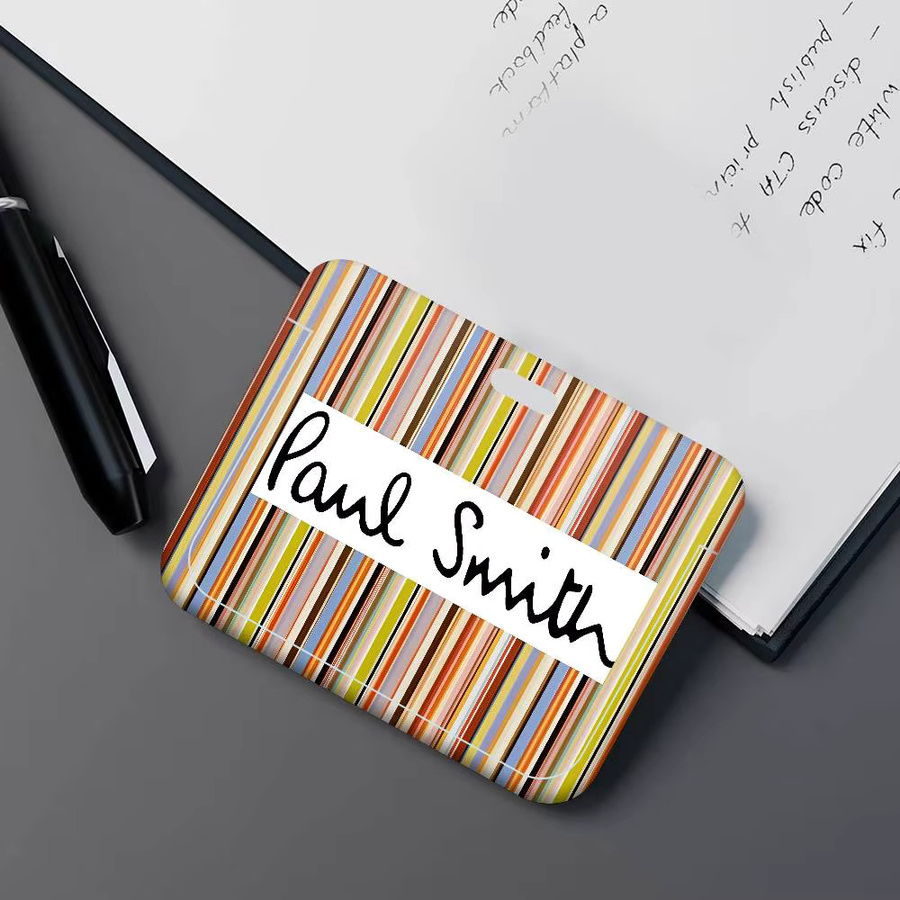 P-PaulS S-SmithS Arbeitsausweis-Etui mit Schlüsselband und ID-Kartenhalter aus Kunststoff, Multicolor - Bild 2