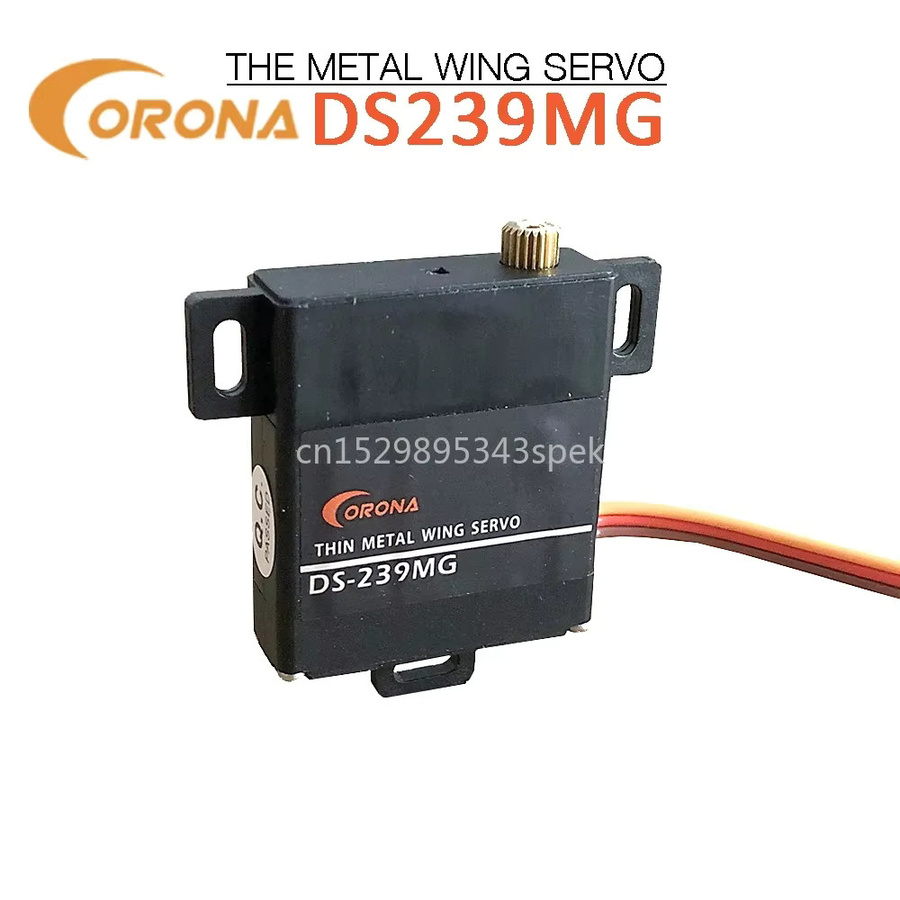 Corona DS239MG Digital Metal Slim Wing Servo, Metall, Schwarz - Bild 2