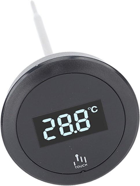 Digitales Touchscreen-Thermometer mfySpace mit Edelstahlsonde und Hintergrundbeleuchtung, IP65 wasserdicht, grau/schwarz - Bild 1