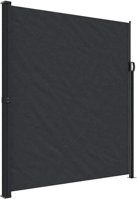 vidaXL Ausziehbare Seitenmarkise Schwarz B: 300 cm, H: 220 cm - Bild 1