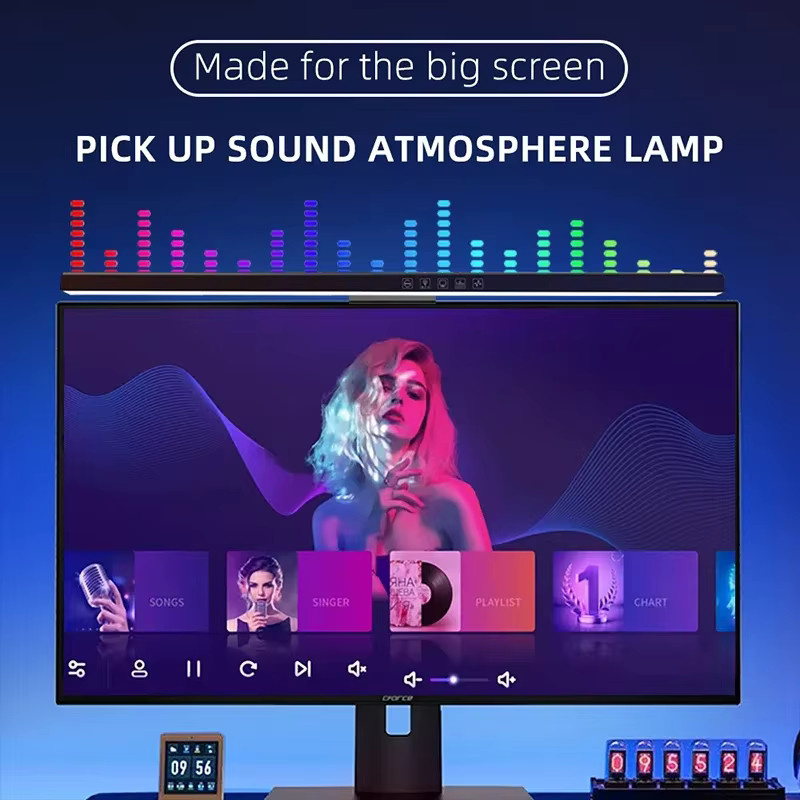 VENUSWING RGB LED Computer Monitor Lichtleiste mit stufenloser Dimmung für Gaming und Esports, Breite: 60 cm - Bild 2