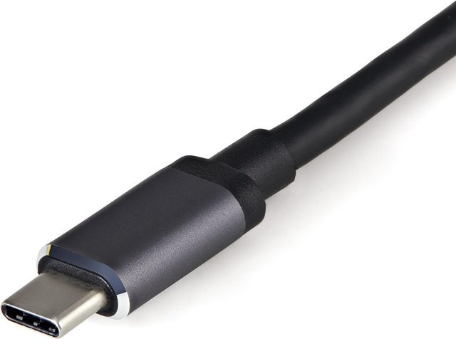 StarTech.com USB-C Multiport Adapter DKT31CHPDL Dockingstation mit HDMI 4K, 100W PD Passthrough, 3x USB und GigE, 25,40 cm Kabel, Schwarz/Grau - Bild 1
