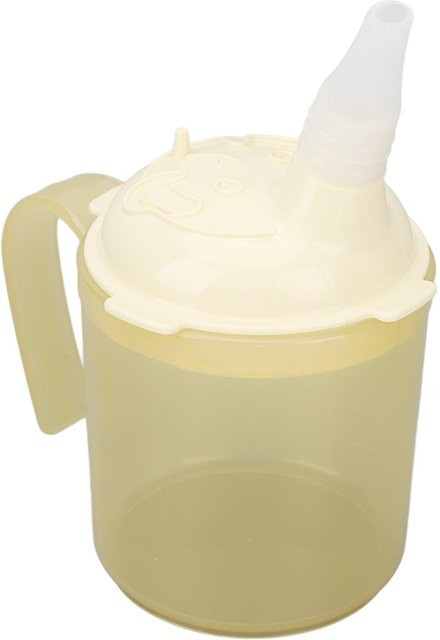 Trinkbecher Shoemst für Senioren und Patienten mit sicherem Verschluss, Weiß, 300 ml - Bild 1
