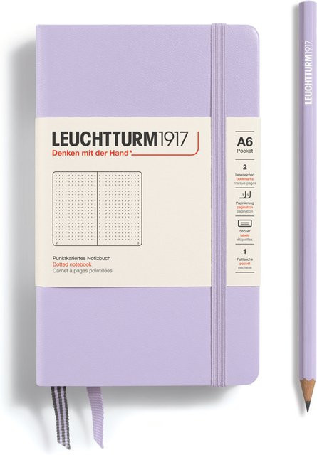 LEUCHTTURM1917 Notizbuch Pocket Hardcover Dotted A6 Lilac - Bild 1