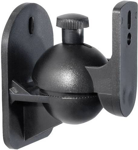 myWall HB 4L Lautsprecher-Wandhalterung in Schwarz, neigbar und schwenkbar, 1 Paar, Wandabstand max. 6 cm - Bild 1