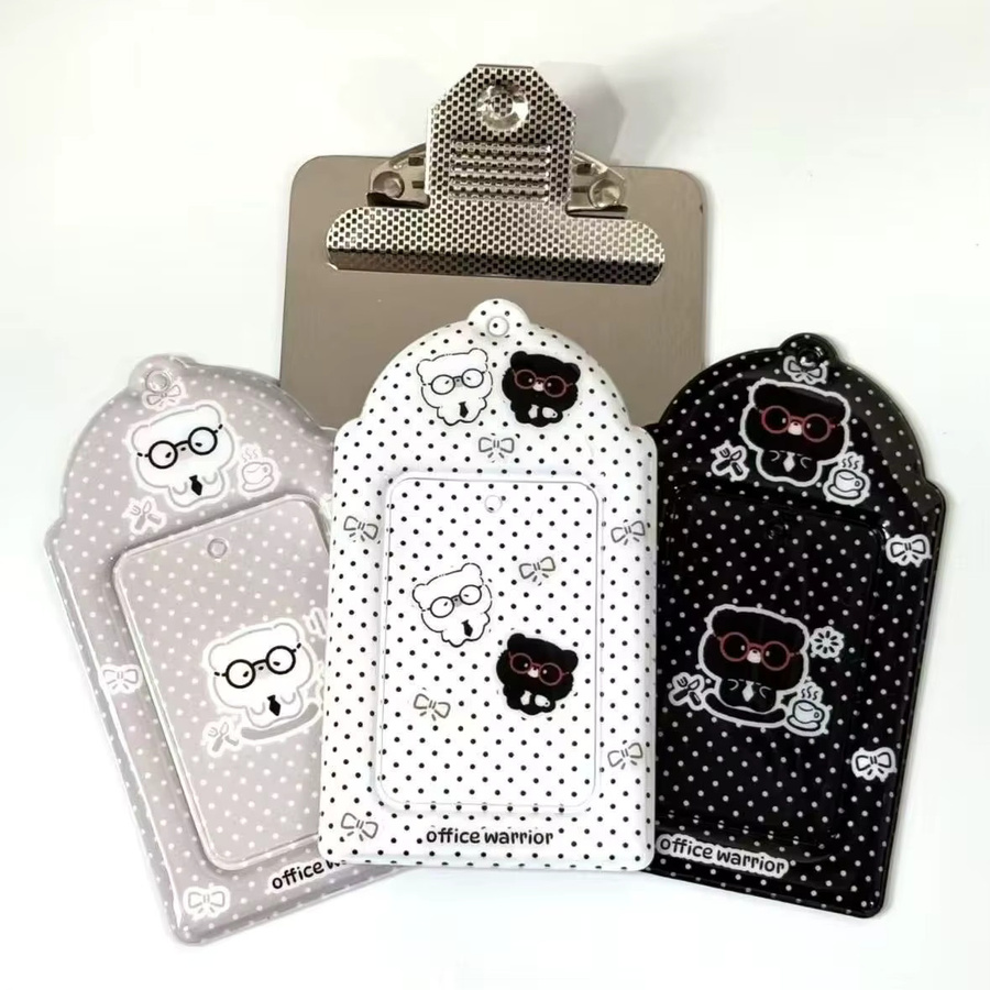 3 Stück Cartoon Polka Dot Fotokarten-Schutzhüllen aus PVC für Kpop Fotokarten, 3 Zoll - Bild 2