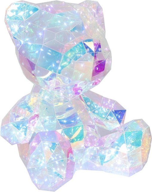 NOLO LED-Dekoleuchte aus transparentem Kunststoff, Farbe: transparent, B/H/T: 32 x 40 x 29 cm - Bild 1