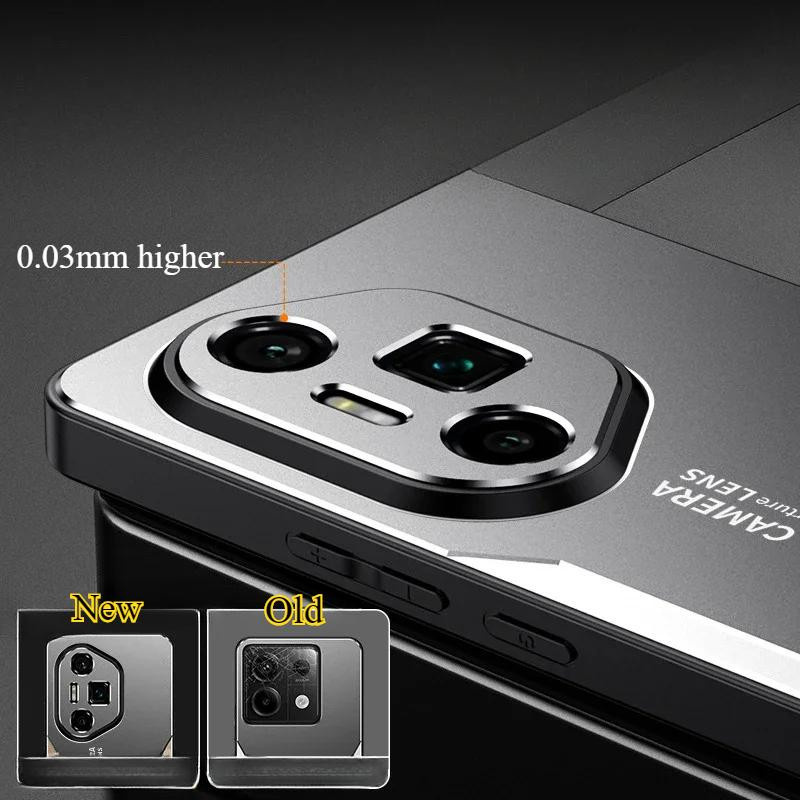 Schutzhülle aus Aluminiumlegierung für Honor 200 Lite 300 400 500 Smart Ultra Pro in Schwarz mit mattem Finish - Bild 3