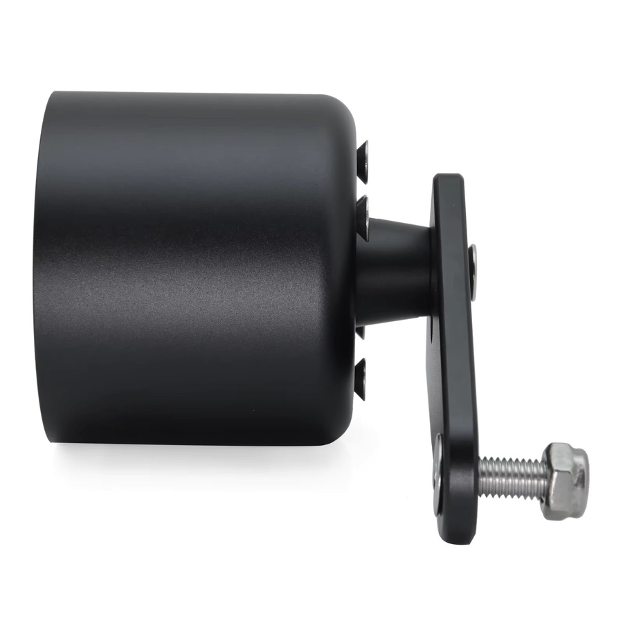RYSJM Universelle Einloch-Autohalterung aus Aluminium in Schwarz, 85mm - Bild 4