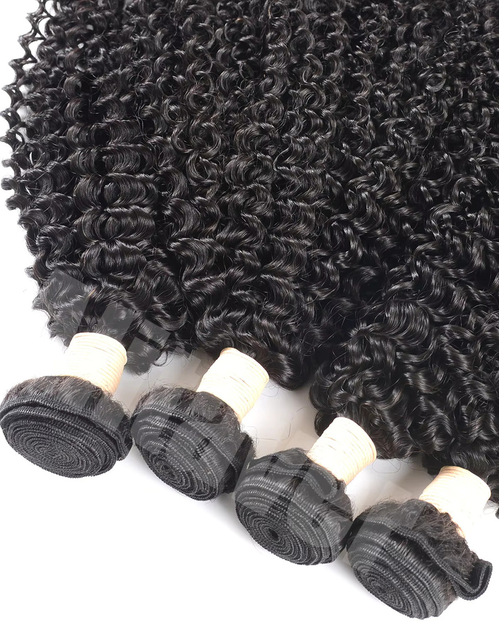 UVEOUS Kinky Curly Haarbündel, Weave Tissage, Echthaar, Indisch - Bild 3