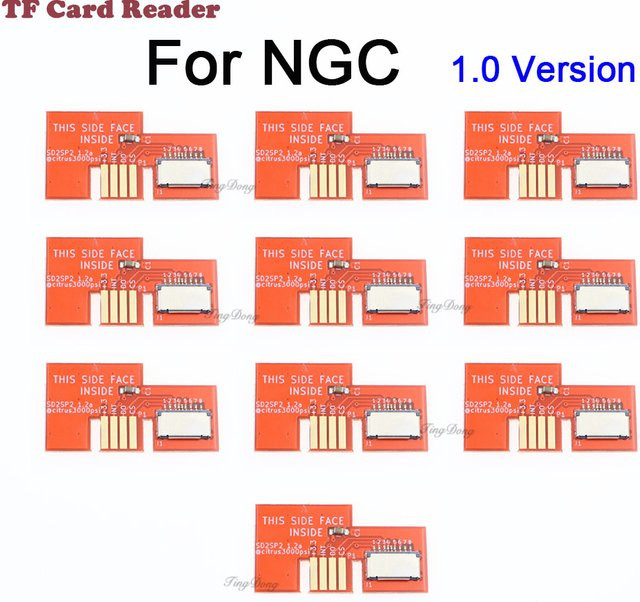 TingDong SD2SP2 1.0 Version Ersatz-TF-Kartenleser für Nintendo GameCube Serial Port 2 SDLoad SDL in Orange - Bild 1