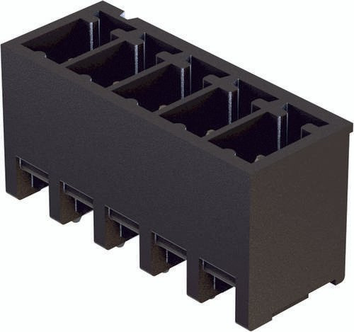 HARTING Grundleiste 14121614001000, 1 Reihe, Messing, Schwarz - Bild 1