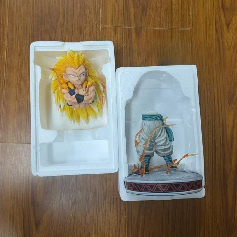 Yiran toy 1 Dragon Ball Z Gotenks SSJ3 Super Saiyan 3 Figur PVC - Bild 2