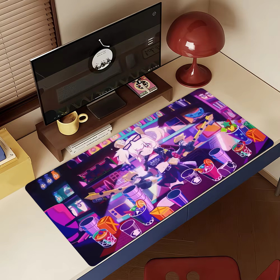 Game ZZZ Cute Burnice Mauspad rutschfeste Gamer-Computermatte in Multicolour als Schreibtischunterlage für Laptop und Büro - Bild 4