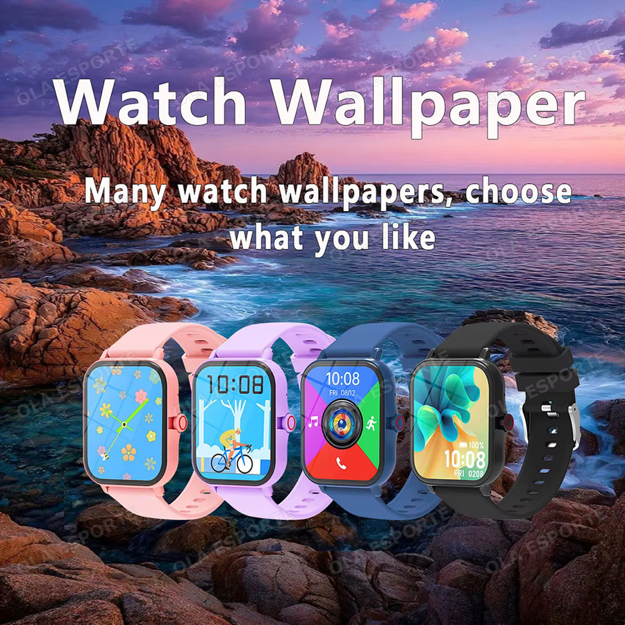 Ola Esporte Smartwatch, Purple, Silikon, Damen - Bild 1