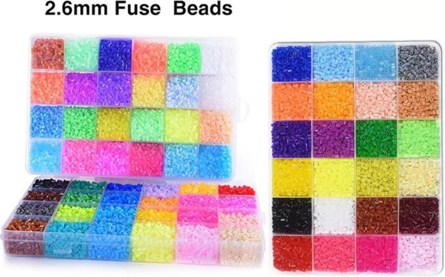 Hama Perler Perlen Kit, 24 Farben, Bunt / Mehrfarbig - Bild 1