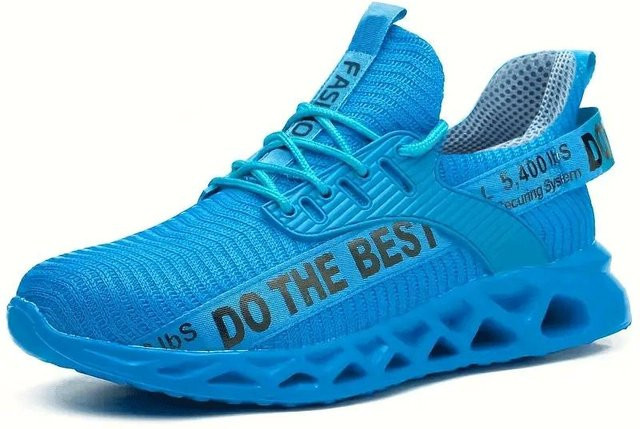 Super factory Sicherheitsschuhe mit Stahlkappe und durchtrittsicherem Schutz für Damen und Herren, Farbe Blau, Größe 40 - Bild 1