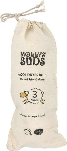 Molly's Suds Trocknerbälle aus Wolle, 3er-Pack, Farbe: Weiß - Bild 1