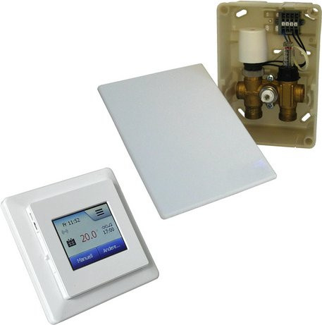 HoWaTech E-Regelbox mit Thermostat und App-Steuerung, weiß, B/H/T: 15,6 x 21,1 x 6,4 cm - Bild 1