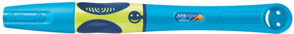 Pelikan griffix Füller für Rechtshänder mit Edelstahlfeder in Neon Fresh Blue