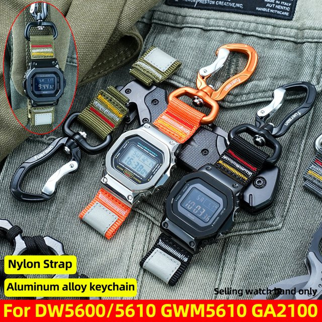 Casio Uhrenarmband Nylon, Aluminiumlegierung, Herren - Bild 1