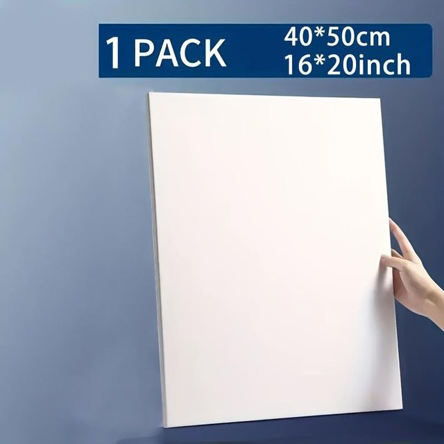 SZ-Damai Leinwand zum Malen aus weißer Baumwolle für Acryl-Gießen und Ölmalerei - Bild 1