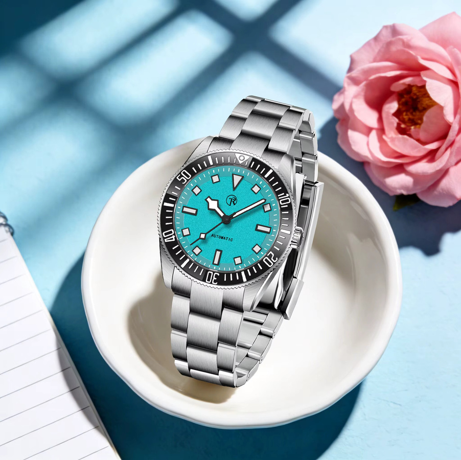 ROLLSTIMI Automatik-Taucheruhr, Edelstahl, Saphirglas, Herren - Bild 4