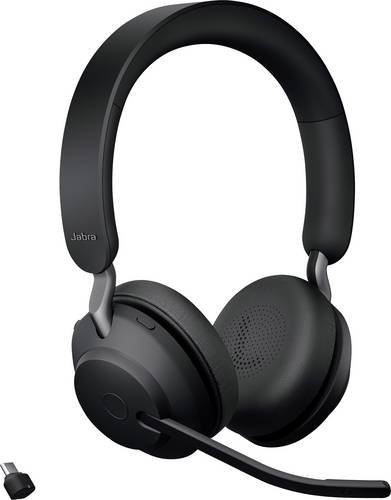 Jabra Evolve2 65 UC On-Ear Bluetooth Stereo Headset Schwarz mit USB-A - Bild 2