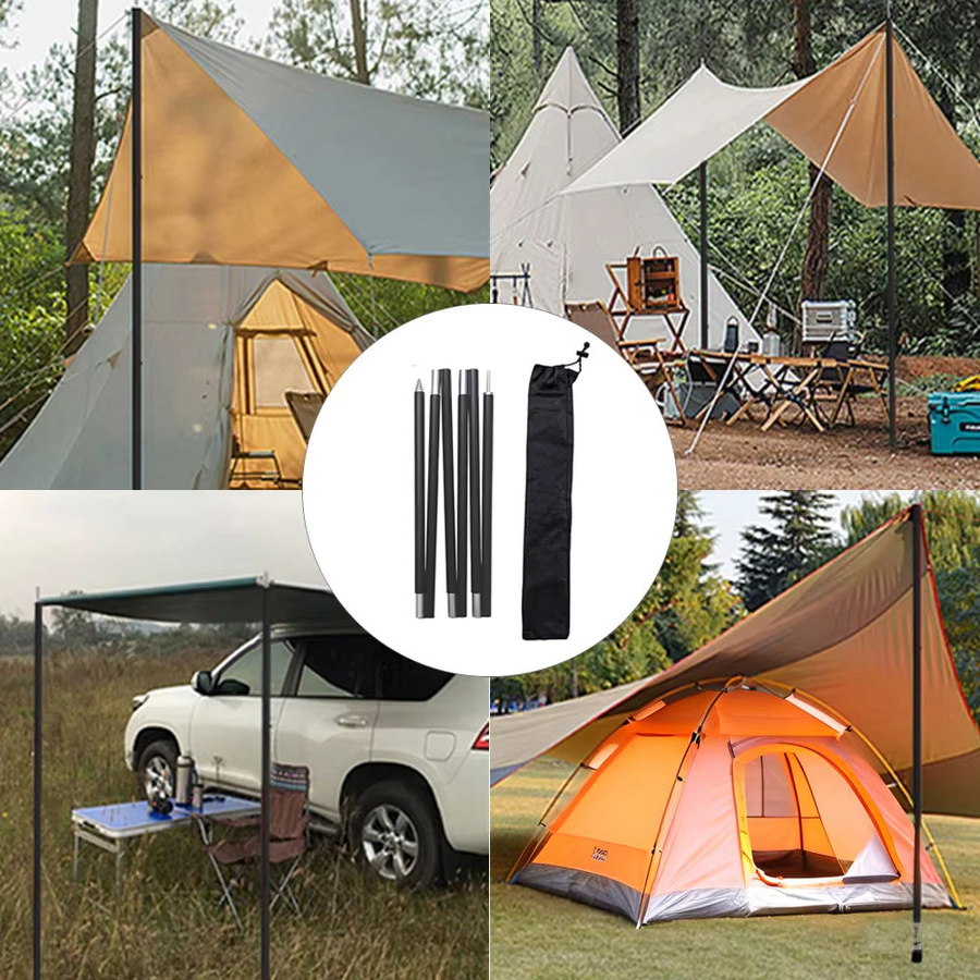 Faltbare Plane aus Aluminiumlegierung für Outdoor-Camping und Sonnenschutz, 2,4 m - Bild 5