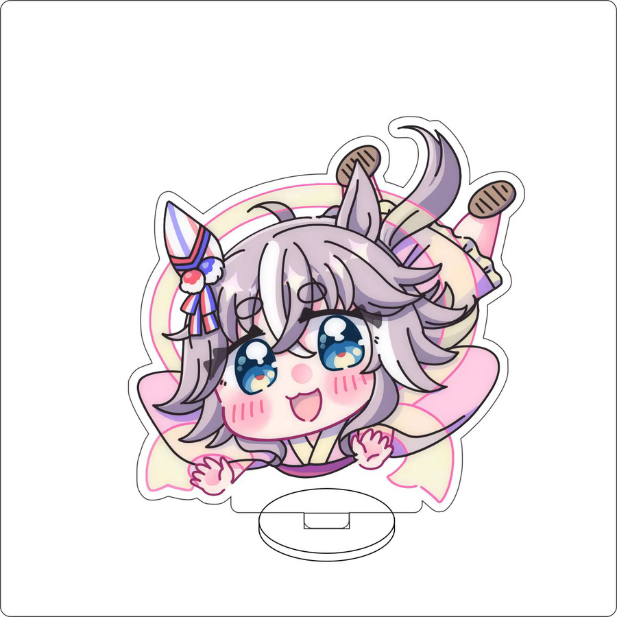 Bandai Uma Musume: Pretty Derby Oguri Cap Mejiro McQueen Satono Diamond Acrylfigur Ständer, 10cm - Bild 2