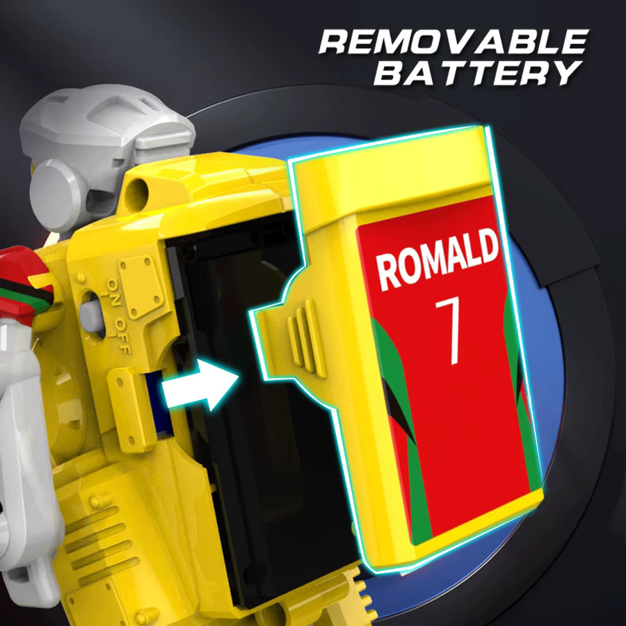 Teeggi RC Fußball-Roboter-Kampfspielzeug, 2-Spieler, mit LED-Licht - Bild 2