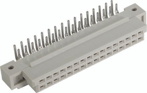 HARTING Federleiste 09272326801 aus Messing in Grau mit 2 Reihen - Bild 1