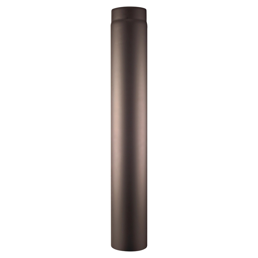 Firefix Rauchrohr aus Stahl, Durchmesser: 150 mm, Länge: 1 m, Schwarz - Bild 2