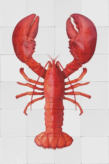 Wandtattoo Hummer von ESTAhome in Rot aus Vinyl, Breite: 145 cm, Höhe: 97 cm - Bild 1