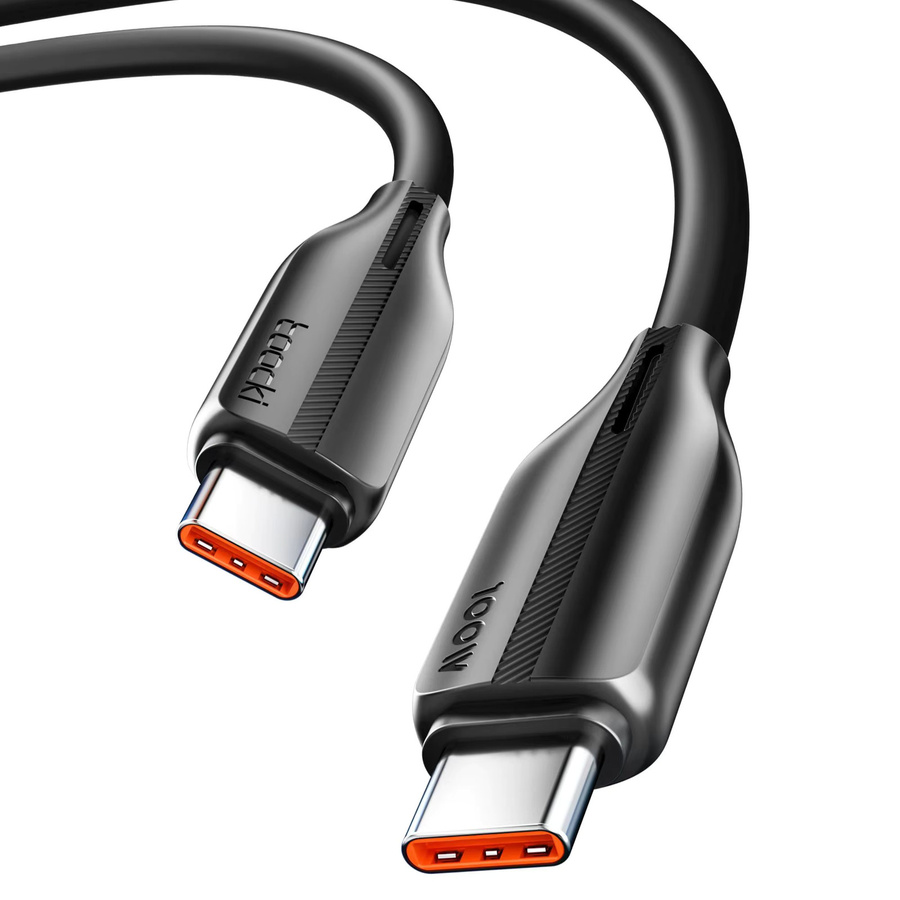 Toocki USB-C-auf-USB-C-Kabel mit 100 W und 5 A PD Schnellladefunktion in Schwarz - Bild 4