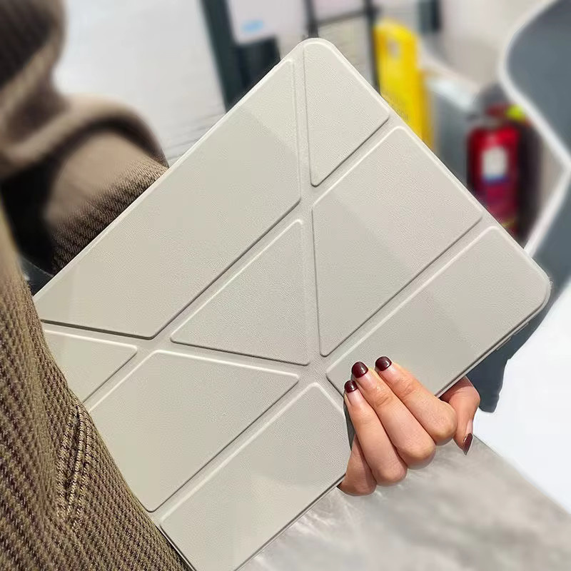 Magnetische Y-Fold Schutzhülle für Apple iPad Air und Pro in Grau - Bild 3