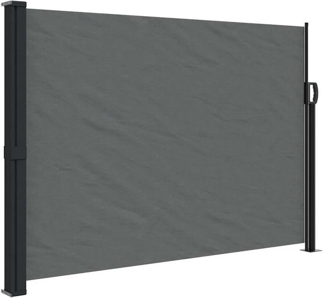 Furnicato Ausziehbare Seitenmarkise Anthrazit B: 600 cm, H: 140 cm - Bild 1