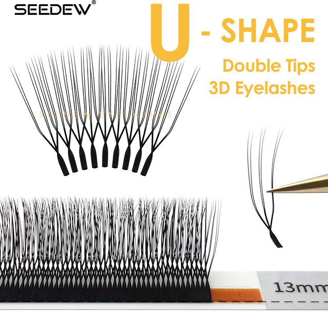 SEEDEW U-Form 3D-Wimpernverlängerung, natürlich, Unisex - Bild 1