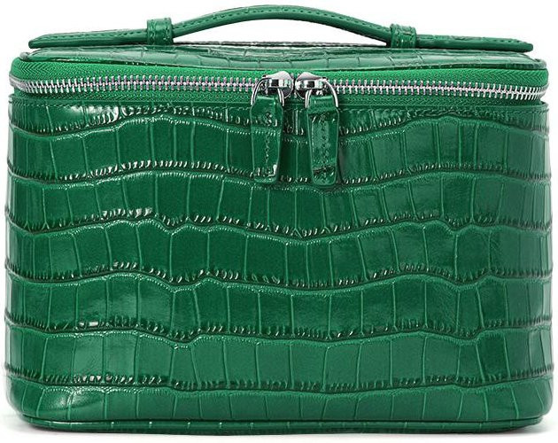 Aidani Kosmetiktasche Krokodilmuster, grün, Unisex - Bild 1