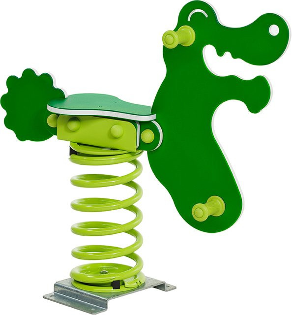Intergard Federtier Wipptier Crocodile Kunststoff - Bild 1