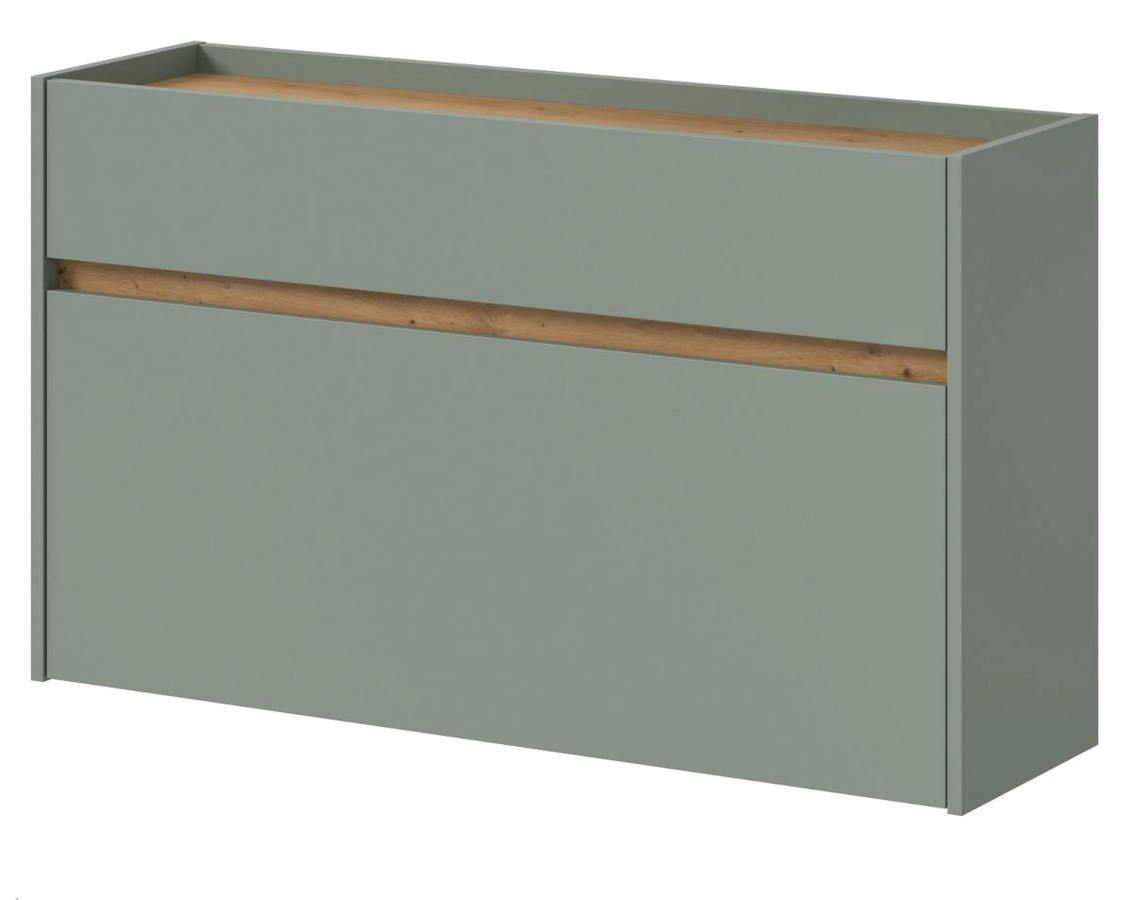Schuhkipper Borga hängend in Salbei und Eiche, Höhe: 110 cm, Breite: 61 cm, Tiefe: 32 cm - Bild 4