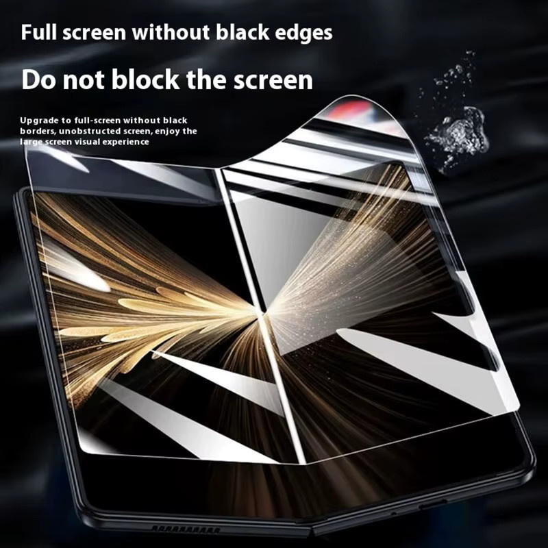 4in1 Hydrogel Displayschutzfolie für Honor Magic V5 V3 V2 Matte Soft TPU Schutzfolie Transparent - Bild 3
