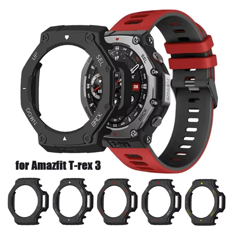 CAOWTAN Schutzhülle für Amazfit T-Rex 3, Schwarz - Bild 2