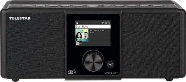 Telestar DIRA S 21i+ Internetradio in Schwarz mit DAB+, UKW, Bluetooth, AUX und USB - Bild 1