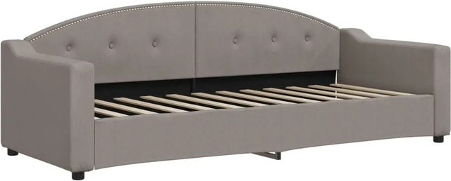vidaXL Tagesbett in Taupe mit Stoffbezug, B/T/H: 200 x 80 x 75 cm - Bild 1