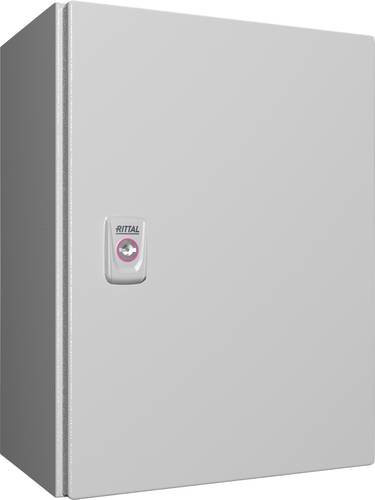 Rittal AX Kompakt-Schaltschrank 1-türig aus Stahlblech in Grau, B/T/H: 30,0 x 40,0 x 21,0 cm - Bild 1